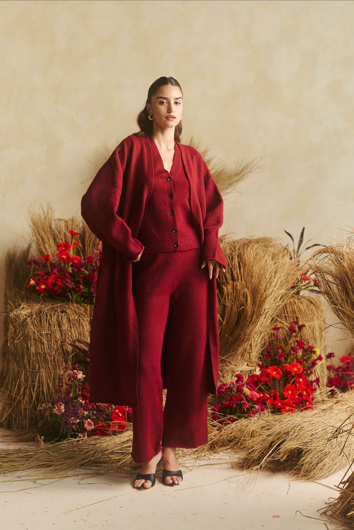 Camel Treasure Knit 3 Pc Coord