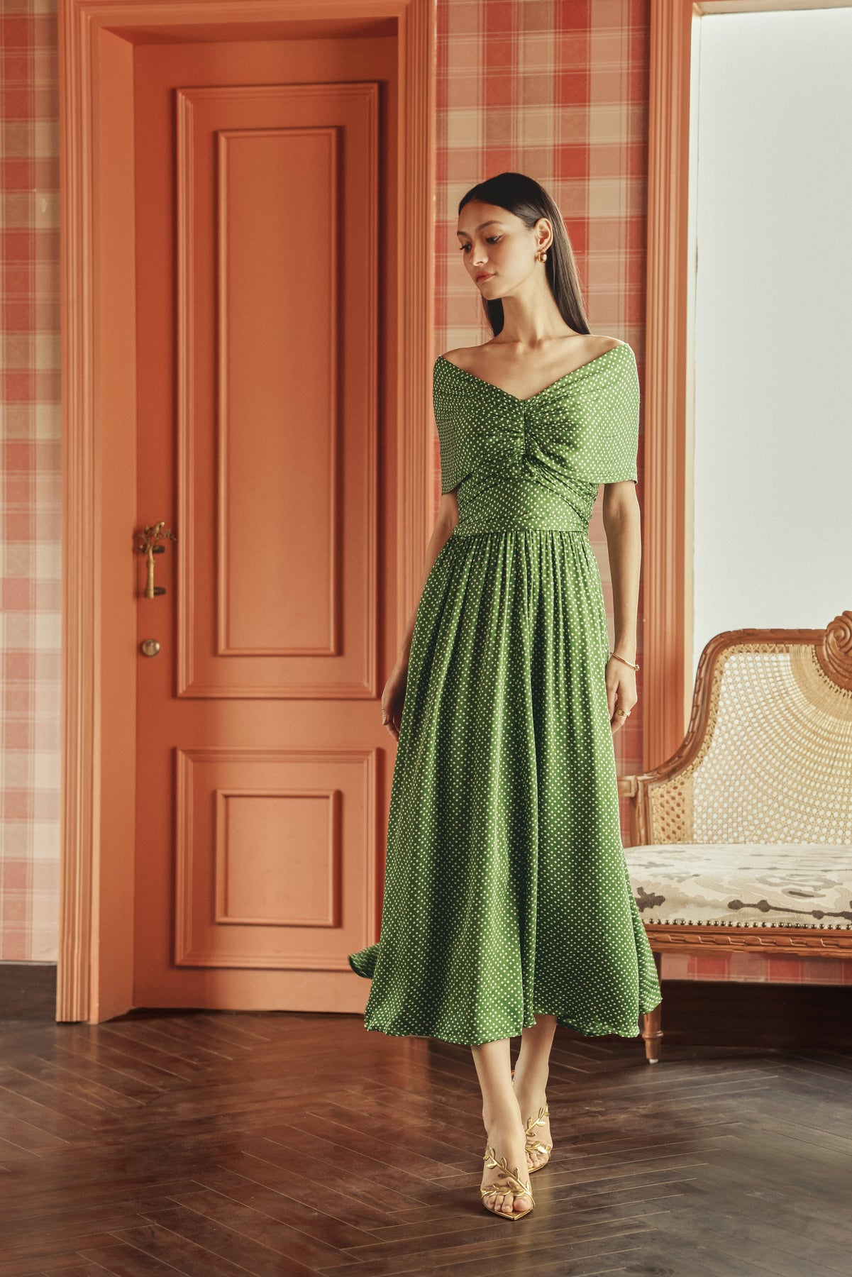 Emerald Whisper Dress SILKROSE Emerald Whisper Dress SILKROSE