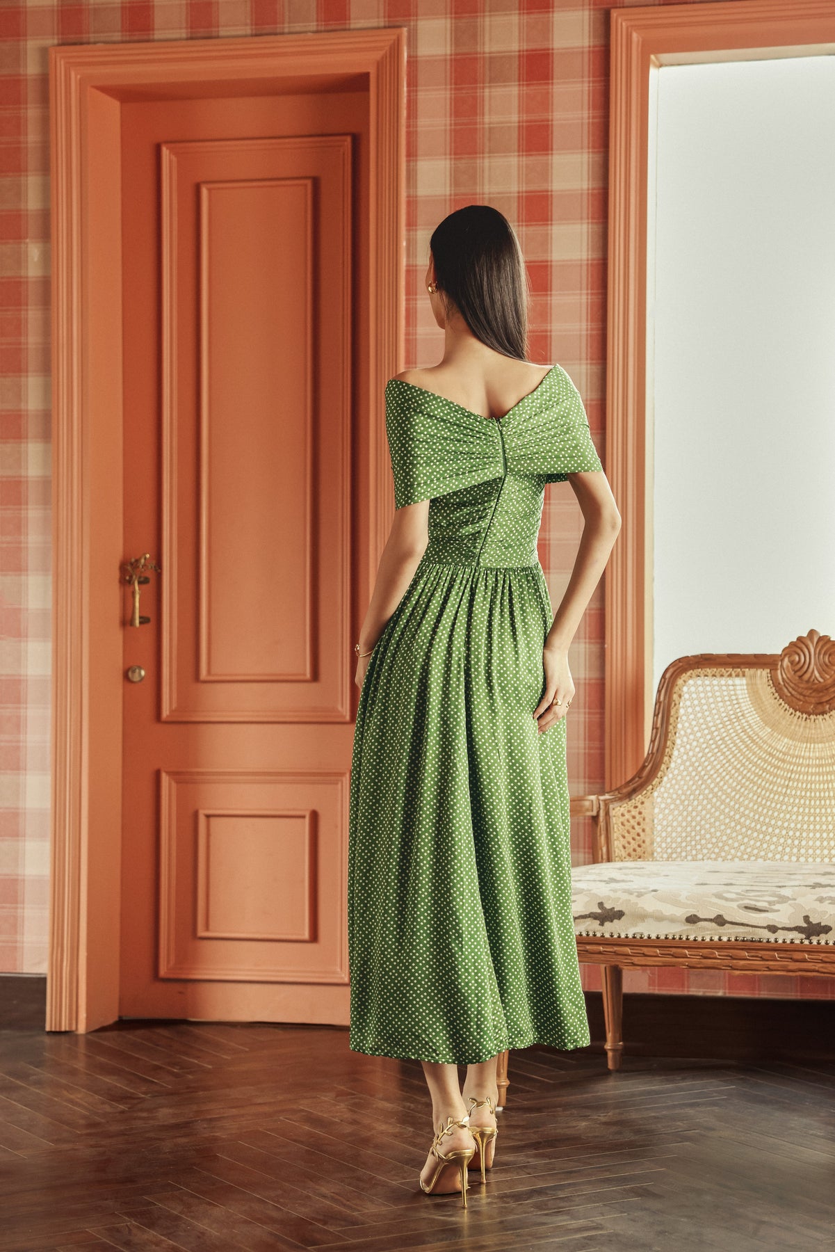 Emerald Whisper Dress SILKROSE Emerald Whisper Dress SILKROSE
