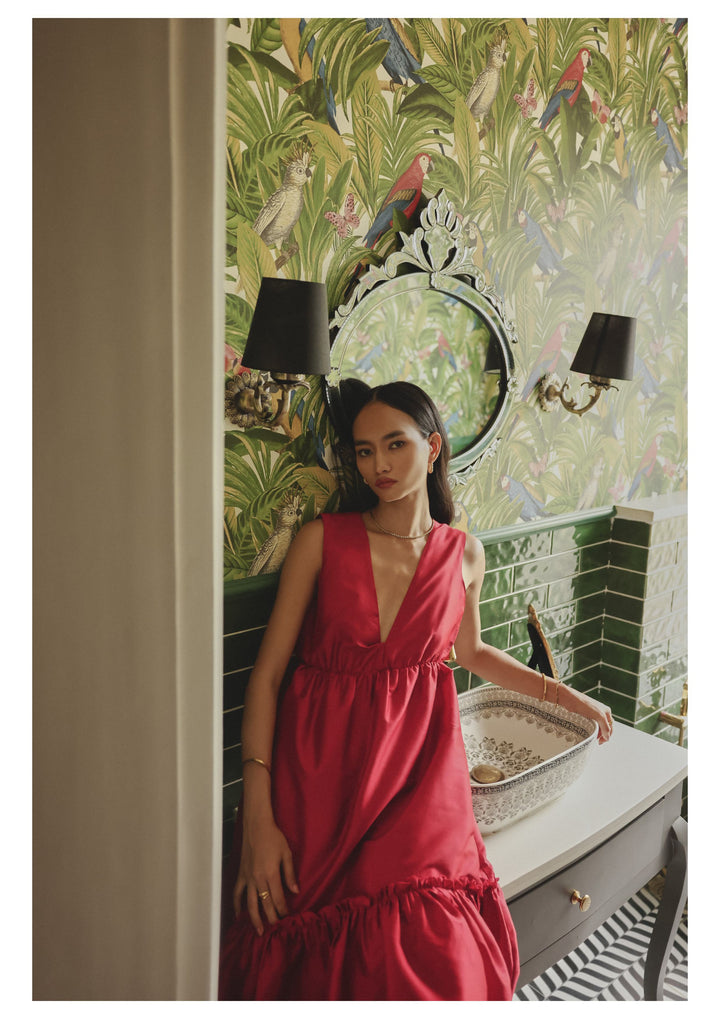 Crimson Allure Dress