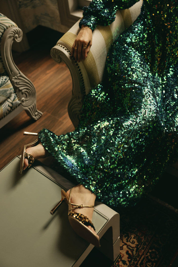 Emerald Reverie Gown