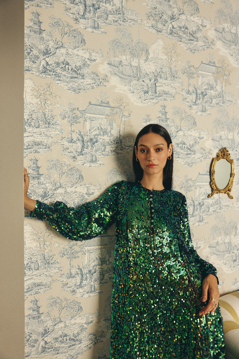 Emerald Reverie Gown