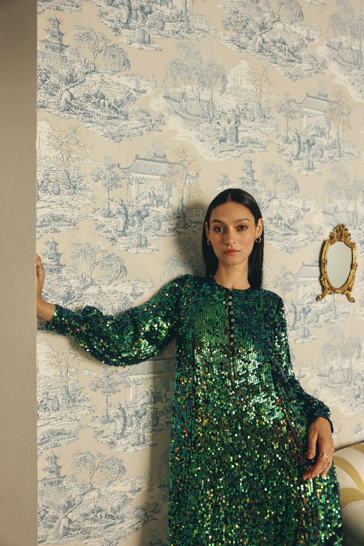 Emerald Reverie Gown