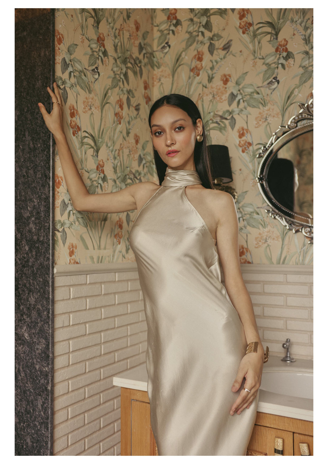 silk dress neck scarf Long Silk Wedding Neck Scarf by Grace + Ivory
