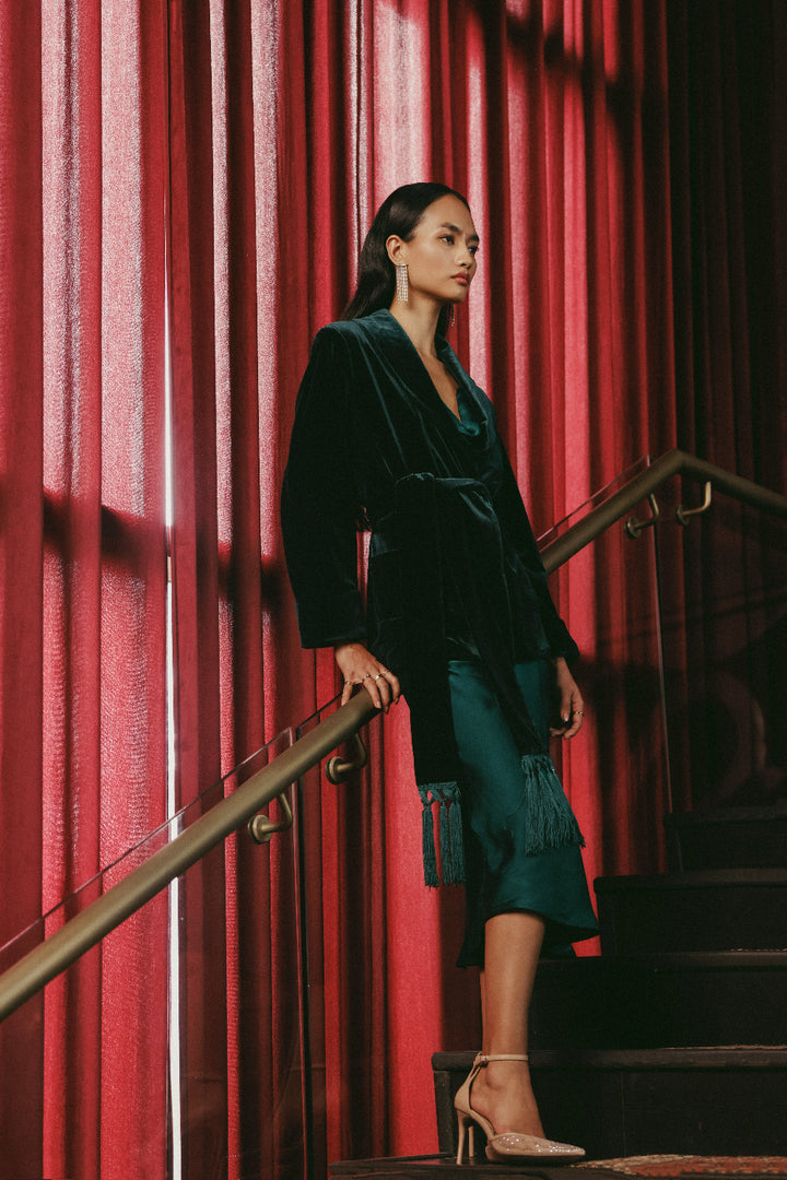 Velvet Forest Blazer