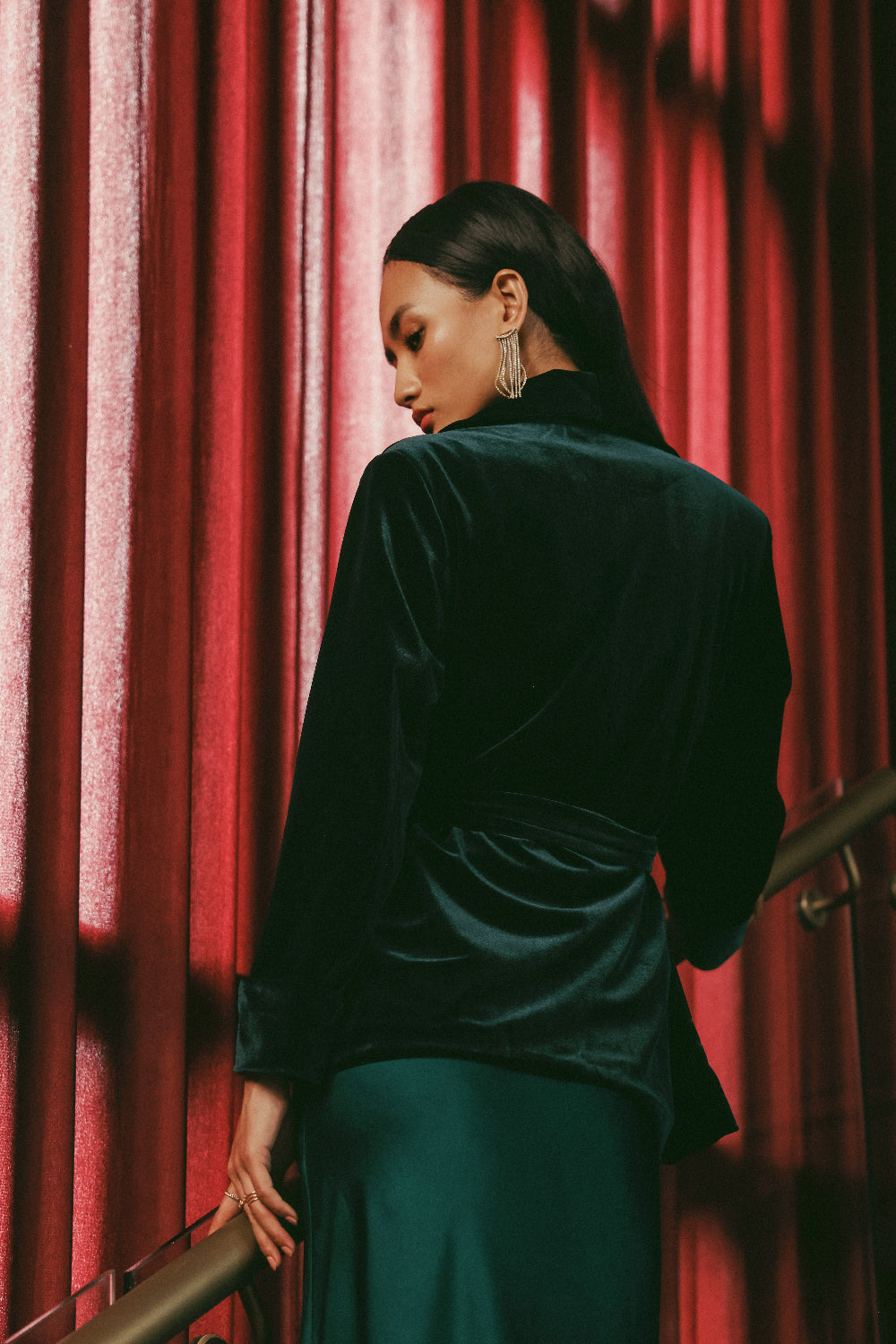 Velvet Forest Blazer