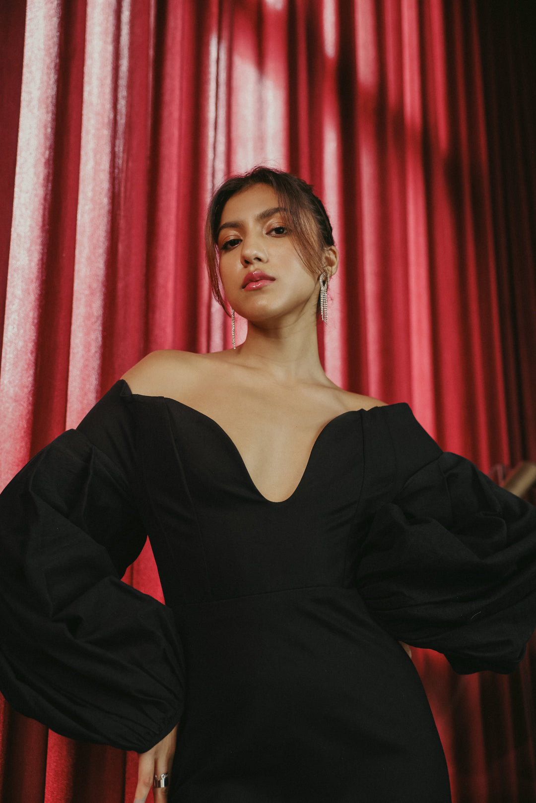 Noir Elegance Gown