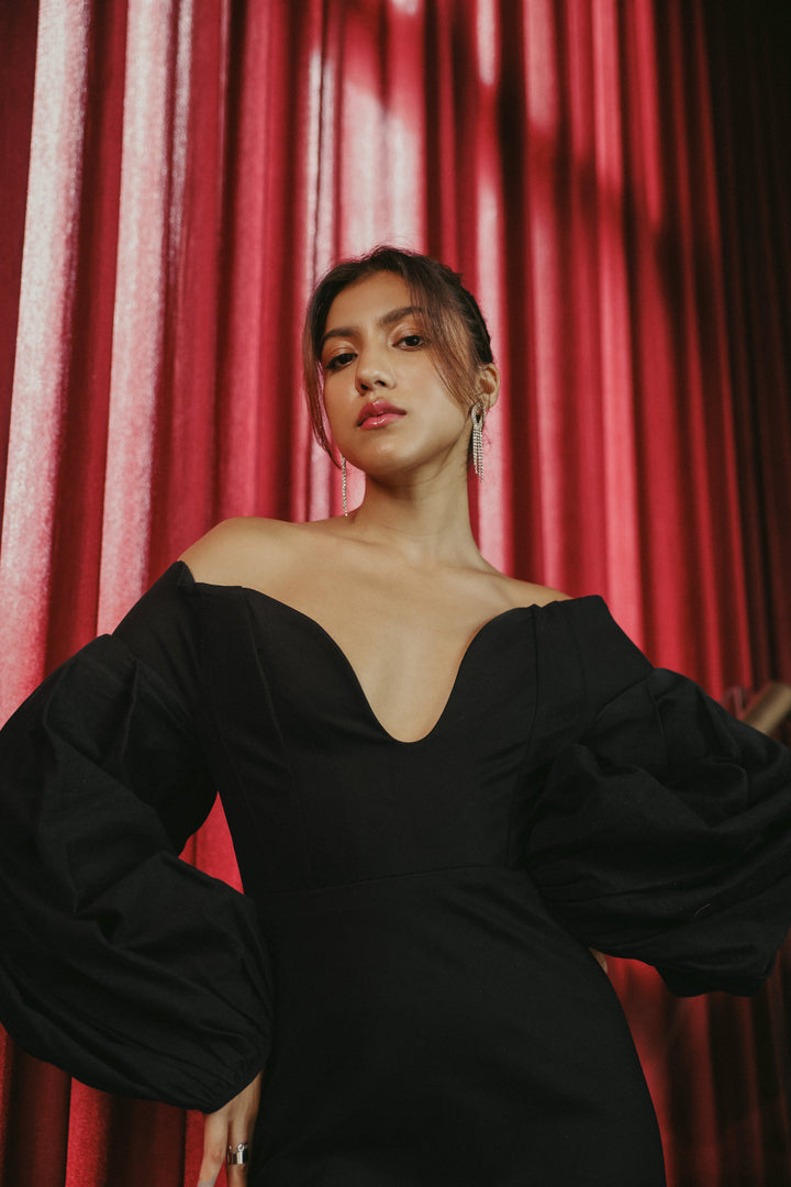 Noir Elegance Gown