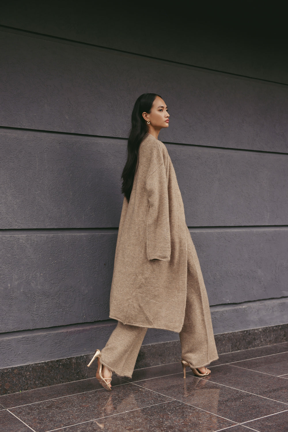 Camel Treasure Knit 3 Pc Coord