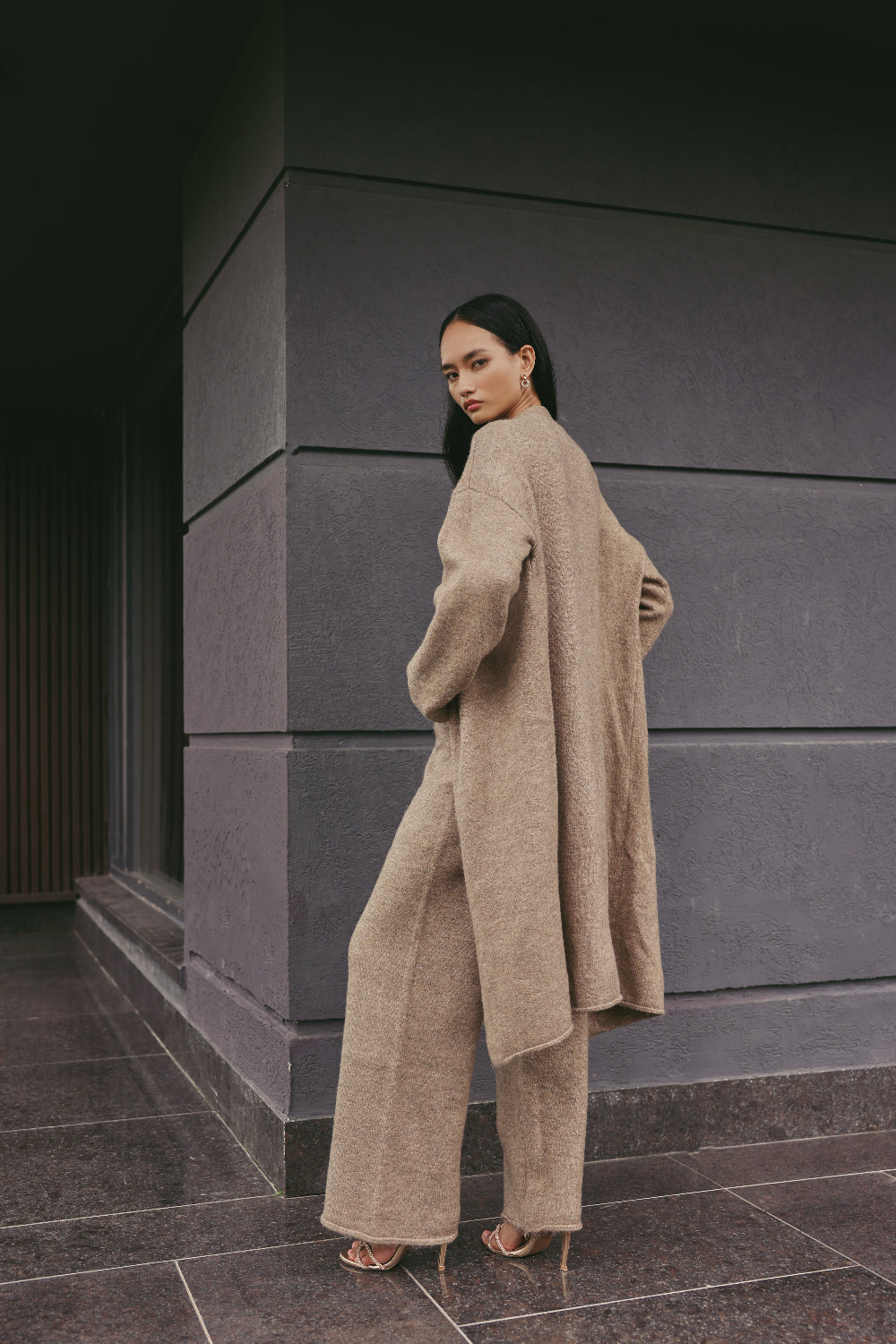 Camel Treasure Knit 3 Pc Coord