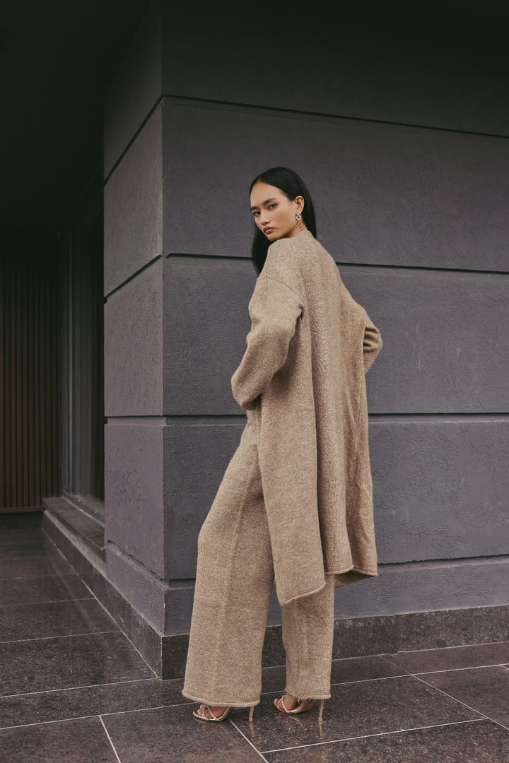 Camel Treasure Knit 3 Pc Coord