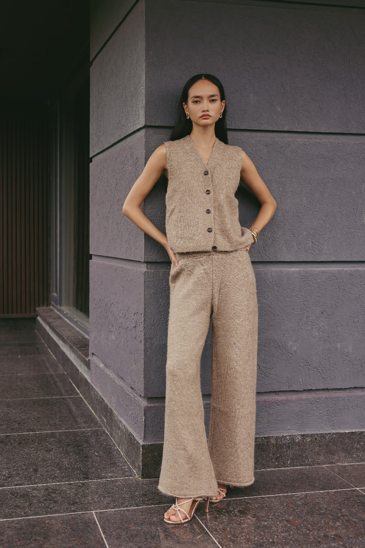 Camel Treasure Knit 3 Pc Coord