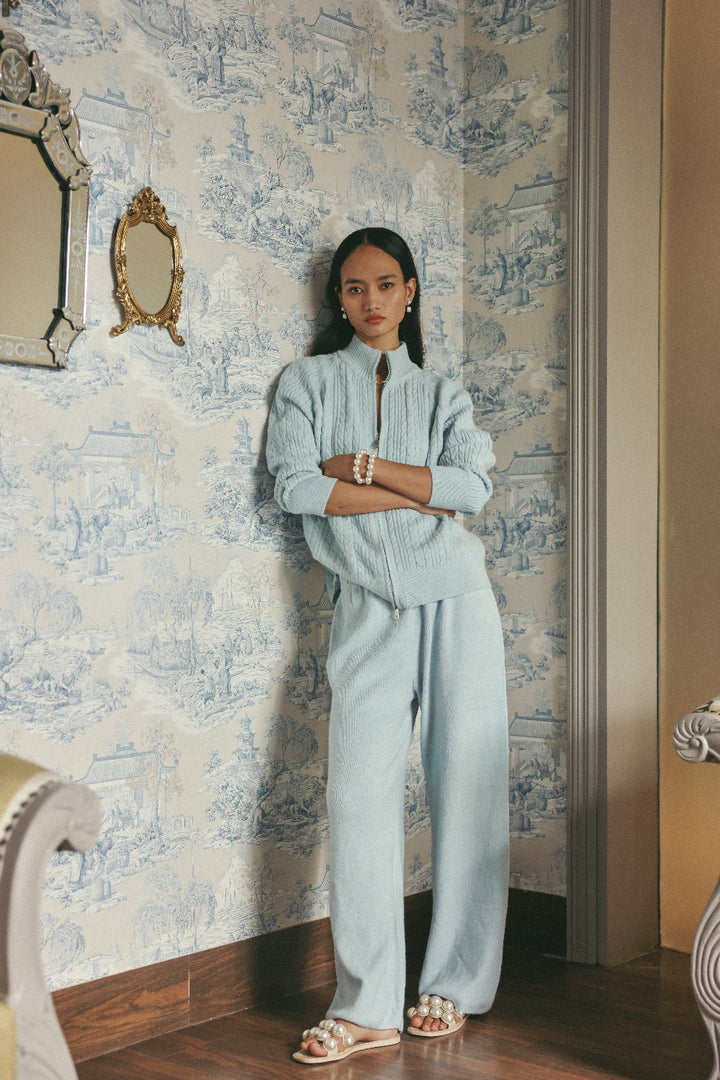 Soft Glacier Zip Set Ice Blue