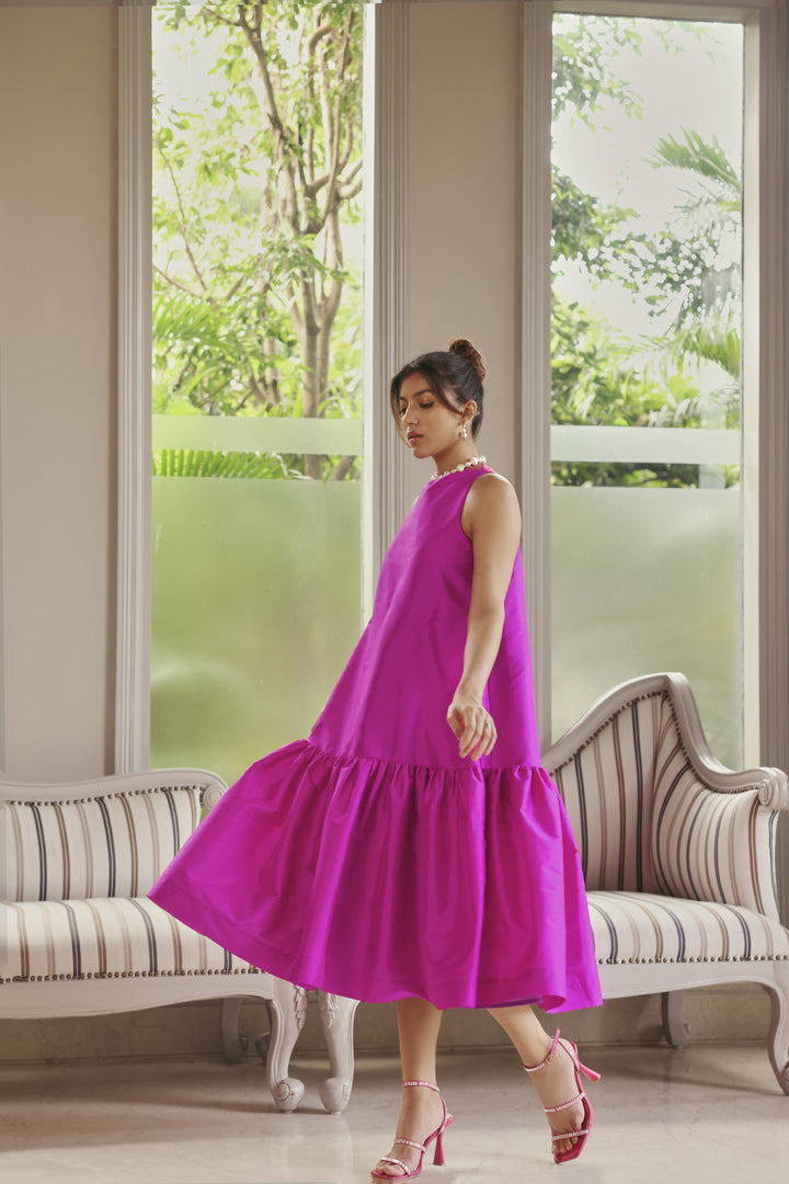 Fuschia Bloom Dress