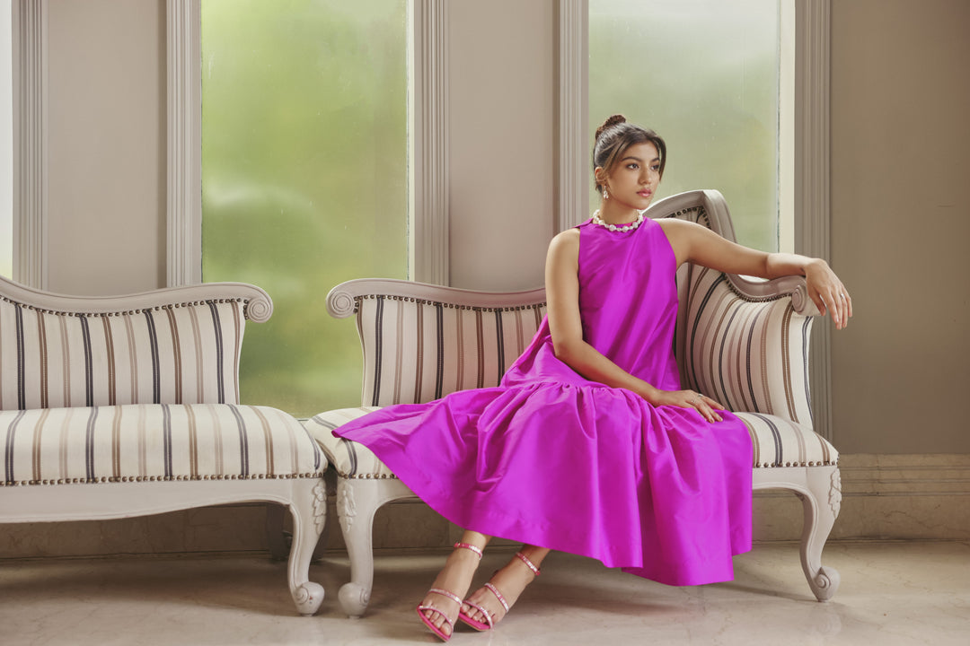 Fuschia Bloom Dress
