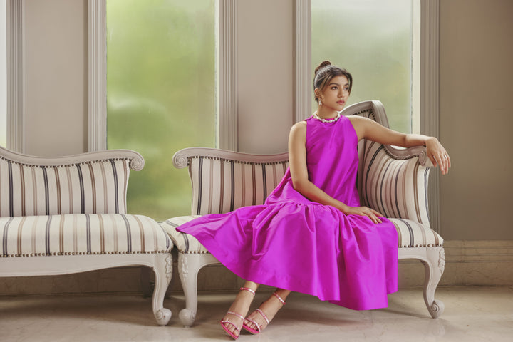 Fuschia Bloom Dress