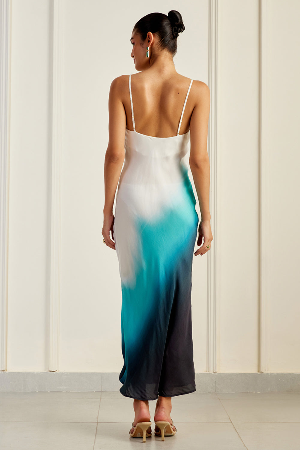 Seychelles Ombre Sheath Silk Dress SILKROSE Seychelles Ombre Sheath Silk Dress SILKROSE